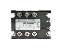 Three Phase Solid State Relay AC Control AC 70-280VAC Input 24-480VAC Output Three Phase Solid State Module 12v 48v SSR Relay(SSR-3 A48120)