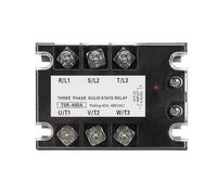 Three Phase Solid State Relay Module, DC Control AC SSR-10A/25A/40/60/80/100/120/150/200A 5-32VDC to 24-480VAC Heat Sink(TSR-150DA)