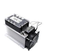 Three Phase Solid State Relay SSR Zero Cross 3-phase Load Relay 3-32VDC Control With Radiator 380V10A 25A 40A 60A 80A 100A(AC-AC,80A)