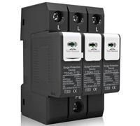 Three-Phase Three-Wire 3P AC 385V T1T2 Surge Protective Device SPD 10/350μs 7kA 8/20μs 20-50kA Lightning Protection DIN Rail