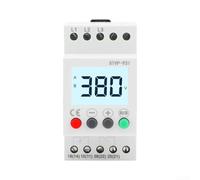 Three Phase Voltage Protector 380VAC Adjustable Under Over Voltage Monitoring Meter with LCD Display, Phase Unbalance Protection Device for Industrial Electrical Systems