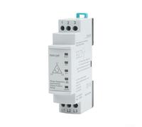 Three Phase Voltage Relay FKV-24F 380AC - Phase Failure Protection & Undervoltage Monitor - DIN Rail Solid State Relay for Water Pumps & Heaters