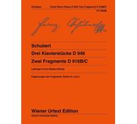 Three Piano Pieces D 946 and Two Fragmentary Piano Pieces D916/C piano (advanced