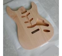 Three Piece Electric Guitar Body Alder Wood Pre Built Guitar Body(Light gray)