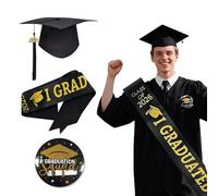Three Piece Graduation Decorations Bundle, Graduation Decorations Set