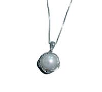 Three-Piece Pearl Set Natural Freshwater Pearl Necklace Mother Earrings, Ring to Give Presents to The Elders Suit,Jewellery