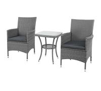 Three-Piece Rattan Chair Set
