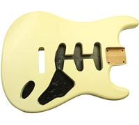 Three piece satin nitrocellulose vintage white Strat body