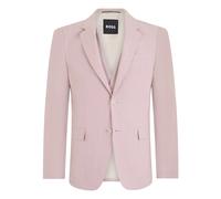Three-piece slim-fit suit in virgin wool - male - Boss - Blazers - Pink - M - Suits M