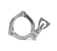Three Pieces Model Tri Clamp 1.5/2/3/3.5/4" SS304 Stainless Steel Clover Sanitary Fitting TC50.5/64/77.5/91/106/119mm Homebrew(2Inch x K64)
