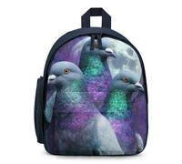 Three Pigeon1 Moon Funny Backpacks Lightweight Travel Bag Daypacks for Camping Hiking 12.5"