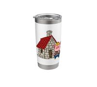 Three Pigs Lazy Halloween Costume - Brick House Stainless Steel Insulated Tumbler