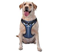 Three Planes Flying No Pull Dog Harness Adjustable Reflective Oxford Easy Control Medium Large Dog Harness