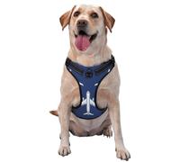 Three Planes Flying Simple No Pull Dog Harness Adjustable Reflective Oxford Easy Control Medium Large Dog Harness