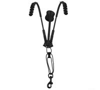 Three Point Adjustable Saxophone Strap for Alto Tenor Soprano Saxophone Featuring Neck and Double Shoulder Support with Non Slip Material