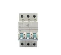 Three Poles 5SJ6310 C Curve 16A 25A 63A 3P Breaking Capacity 6KA Miniature Circuit Breaker LOW Heat Rising AC230V DIN Rail(10A)