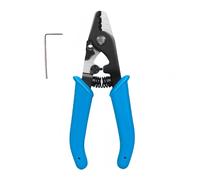 Three Port Fiber Stripping Pliers,for Suitable for stripping 0.9mm-3mm protective layers and 250-125um bare optic coating layers，Manganese steel materlal wire stripper 3 Pcs(Blue*1+orange*1+green*1)