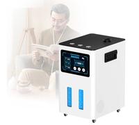 Three-Port Hydrogen Inhalation Machine, 99.99% Pure H2 Generator Built with Tita-nium-Platinum Electrolyzer and SPE Technology, Seven-Stage Gas-Liquid Separation System Convenient