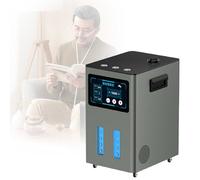Three-Port Hydrogen Inhalation Machine, 99.99% Pure H2 Generator Built with Tita-nium-Platinum Electrolyzer and SPE Technology, Seven-Stage Gas-Liquid Separation System Convenient