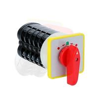 Three Positions LW5-16A Dual Power Control Motor Rotary Changeover Cam SwitchTwo Different Loads 1Pcs(16A 1P Reset)