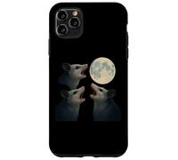 Three Possums Howling at the Full Moon Midnight Mischief, Case for iPhone 11 Pro Max