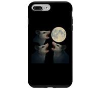 Three Possums Howling at the Full Moon Midnight Mischief, Case for iPhone 7 Plus/8 Plus