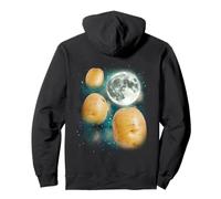 Three Potato Moon | 3 Spuds Howling Potato Farmer Vegetable Pullover Hoodie