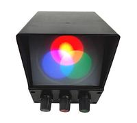 Three Primary Colors Light Physical Optical Experiment Teaching Tool | Red,green,blue primary colors,two-color and three-color mixed light,adjustable brightness,simple structure,easy