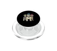 Three Punk Rock Dogs Mohawk Spiked Collar Design PopSockets PopGrip for MagSafe