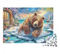 Three Puppies 1000-Piece Jigsaw Puzzle Highly Playable Puzzle Brainteasing Challenge for Adults & Kids 38x26cm/1000pcs