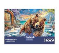 Three Puppies Jigsaws 1000 Piece Puzzle Impossible Challenge Toy Gifts Family Game for Adults And Kids 38x26cm/1000pcs