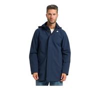 Three-quarter-length Parka - male - K-Way - Rain Jackets - Blue - XL - Jackets XL