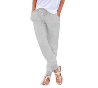 Three Quarter Length Trousers Women Tall Linen Trousers Womens Zip Off Walking Capri Pants Women Golf Navy Slacks Ladies Joggers Size 16 Leisure Sweatpants Crop Pedal Pushers Female Sports Joggers