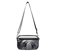 Three Ravens Moon Novelty Crossbody Bags Transparent Shoulder Bag