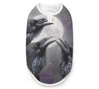 Three Ravens Moon Novelty Dog Shirt Soft Cozy Pet Vest Sweatshirt Tank Tops Sweater