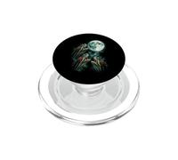 Three Red Eared Sliders Under Moon Wildlife Art PopSockets PopGrip for MagSafe