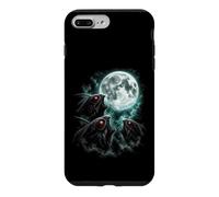 Three Red Eyed Moth Creatures Under Full Moon Sky Case for iPhone 7 Plus/8 Plus