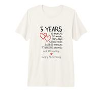 Three Red Hearts Love Symbol Romantic Valentine's Day Premium T-Shirt