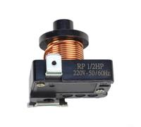 Three Refrigerator Compressor Start Relay Suitable for Various Starter Horsepower Ratings 1/5, 1/6, 1/3, 1/2HP Plastic Starter (1/6HP 125W)