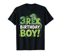 Three Rex 3rd Birthday Third Dinosaur 3 Year Old T-Shirt