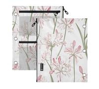 three Ringing binder 2 Pack Guernsey Nerine Sarniensis Beauty Flowers