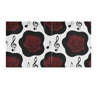 Three-Rings Notebook Binders 1 and A Half Inch Binder with Clipboard 1/2 Packs College Binders for Students Hardcover