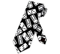 Three Rooker Dominoes Ties Mens Fun and Game Neckties