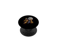 Three Rubber Chicken Moon Funny Screaming Fowl Cursed Joke PopSockets Adhesive PopGrip