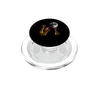 Three Rubber Chicken Moon Funny Screaming Fowl Cursed Joke PopSockets PopGrip for MagSafe