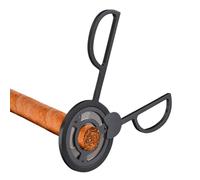 Three Scissors - 10cm Polished Metal Cutting Machine, Ergonomic Gold Finger Grip | Precision Cutter, Portable Gift Gadget for Men, Elegant Tobacco ,