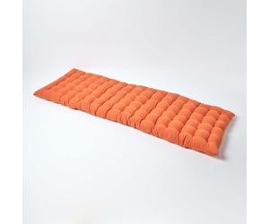 (Three Seater, Burnt Orange) Bench Cushion