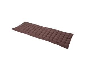 (Three Seater, Chocolate) Bench Cushion
