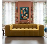 Three Seater Contemporary Sofa Baloo Mustard