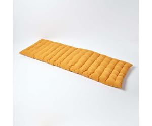 (Three Seater, Mustard Yellow) Bench Cushion